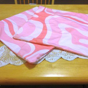 Pillow Covers Swirl design abstract pastel Pink